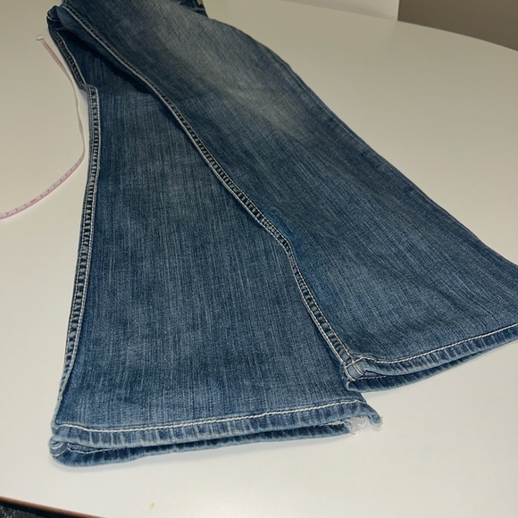 BKE Womens Stella Classic Blue low rise bootcut denim jeans embroidery size 29 - Picture 8 of 9